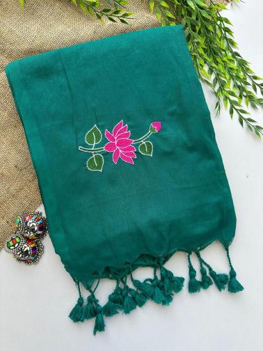Blousewala khadi cotton saree collection surat